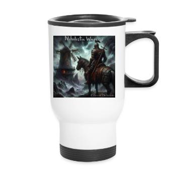 NW - Cries of Delusion - Thermal mug with handle - white - Front