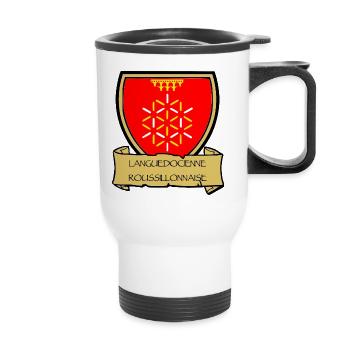 Languedocienne Roussillonnaise - Tasse isotherme avec poignée - blanc - Devant