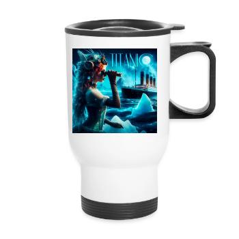 Titanic-Poster - Thermobecher mit Tragegriff - Weiß - Vorne