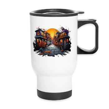 Artistic Expression - Thermal mug with handle - white - Front