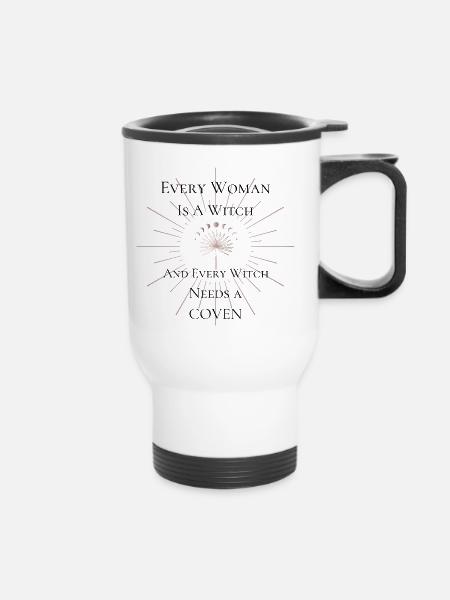 White Witch - Thermobecher mit Tragegriff - Weiß