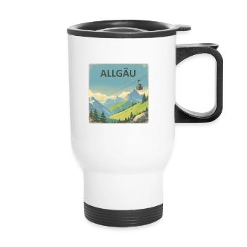 Allgäu Allgäu - Thermobecher mit Tragegriff - Weiß - Vorne