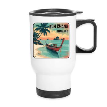 Koh Chang - Thermobecher mit Tragegriff - Weiß - Vorne