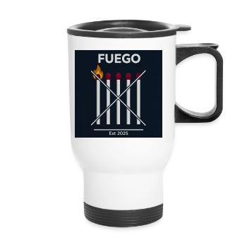 Fire Cancelled 2025 - Thermal mug with handle - white - Front