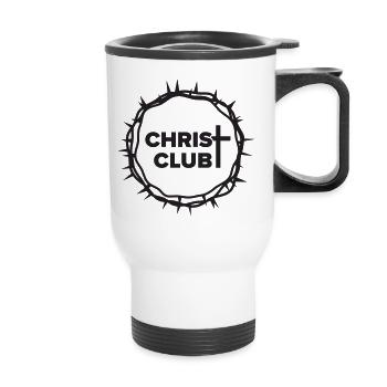 Christ-Club - Thermobecher mit Tragegriff - Weiß - Vorne