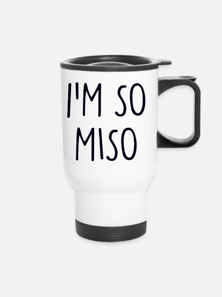 Miso - Thermobecher mit Tragegriff - Weiß