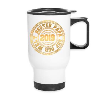 Father 2019 - Thermal mug with handle - white - Front