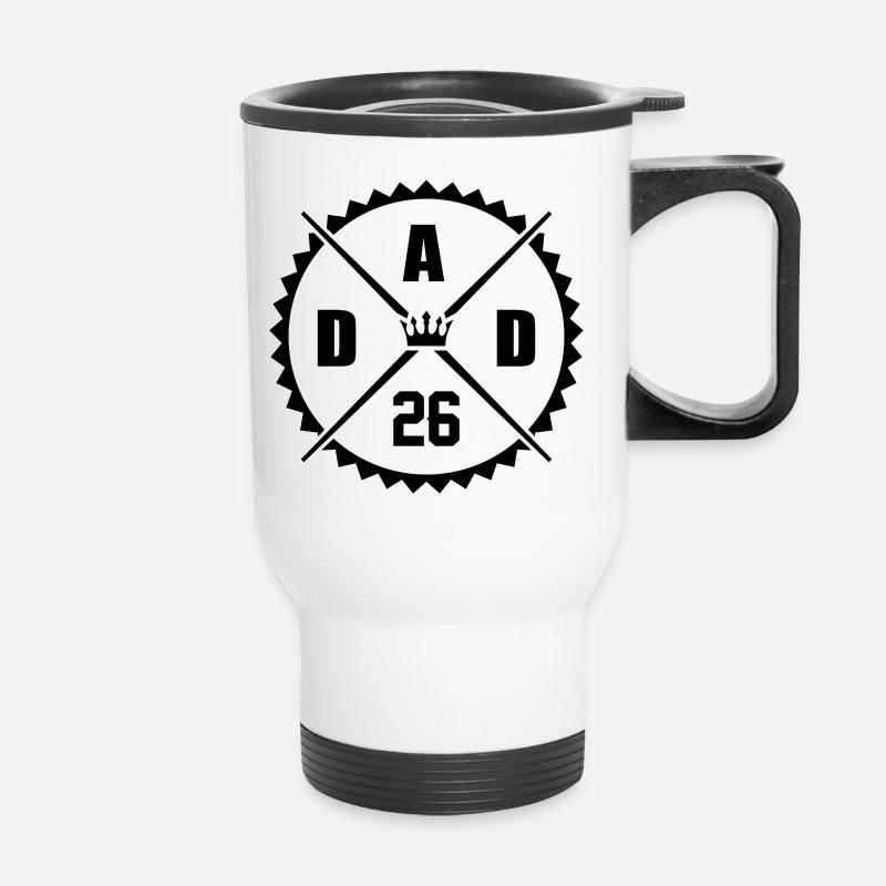 Papa 26 - Tasse isotherme avec poignée - blanc