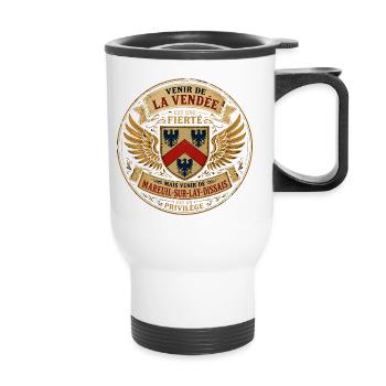 Fierté Vendée - Mareuil-sur-Lay-Dissais Privilège  - Tasse isotherme avec poignée - blanc - Devant