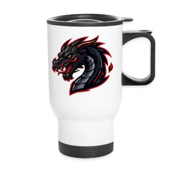 Dragon Esports - Thermal mug with handle - white - Front