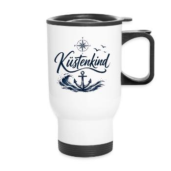 Coastal Child | Maritime Accessories and T-Shirts - Thermal mug with handle - white - Front