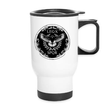 SPQR - Tasse isotherme avec poignée - blanc - Devant