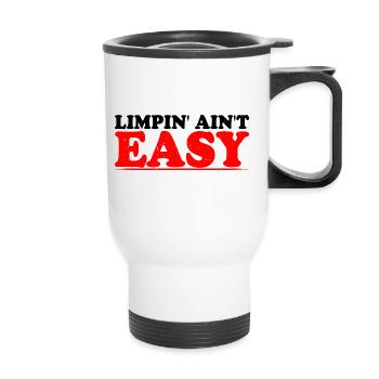 Limpin' Ain't Easy 15 - Thermobecher mit Tragegriff - Weiß - Vorne