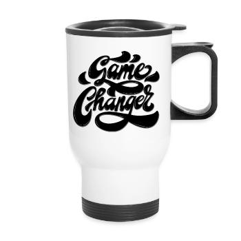 Game Changer - Thermobecher mit Tragegriff - Weiß - Vorne