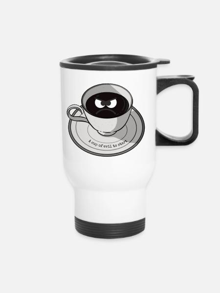 Evil Cup - Thermobecher mit Tragegriff - Weiß