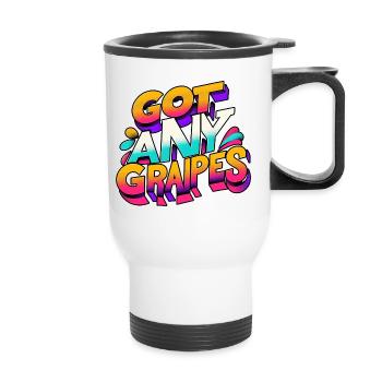 Got Any Grapes 10 - Thermal mug with handle - white - Front
