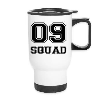09 SQUAD (v) - Thermal mug with handle - white - Front