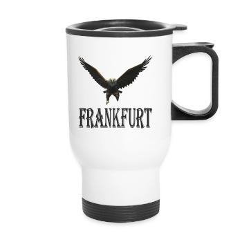 Frankfurt Design - Thermobecher mit Tragegriff - Weiß - Vorne