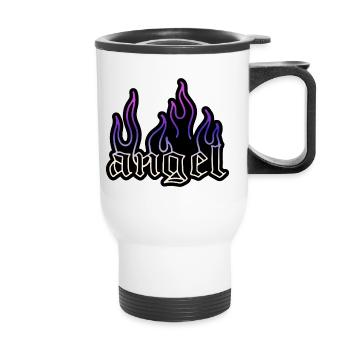 Angel - Thermal mug with handle - white - Front
