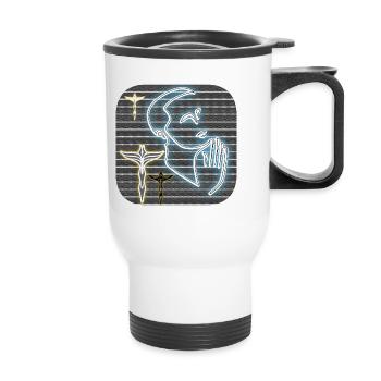 Amen (Pray) - Club WoW - Thermal mug with handle - white - Front