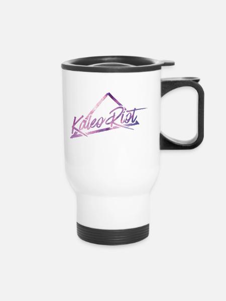 Kaleo Riot merchandise (Kein Hintergrund) - Thermobecher mit Tragegriff - Weiß