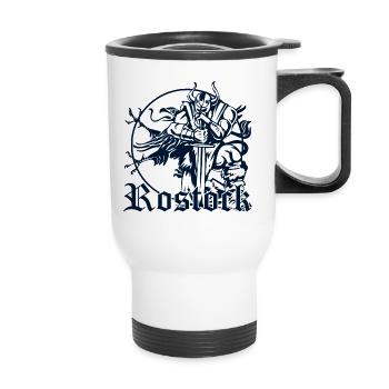 Rostock - Thermal mug with handle - white - Front