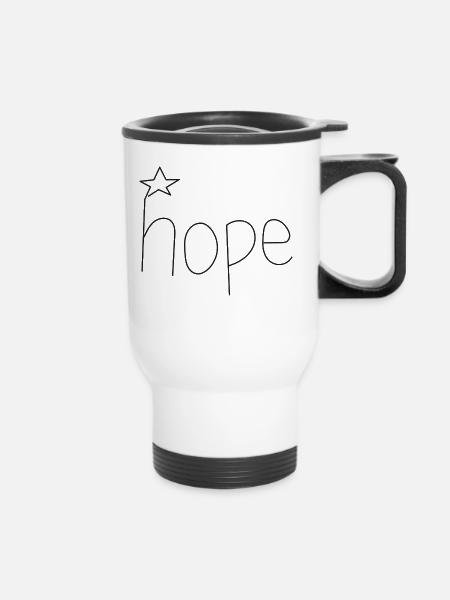Hope - Thermobecher mit Tragegriff - Weiß