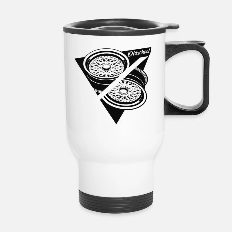 Three-piece rims | Rim | Wheels | Low bed - Thermal mug with handle - white