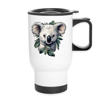 Koala - Thermal mug with handle - white - Front