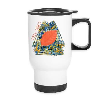 Beech E 274 - Thermal mug with handle - white - Front