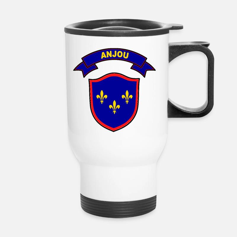 Anjou - Thermal mug with handle - white
