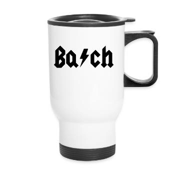 stream! Gift Idea - Thermal mug with handle - white - Front