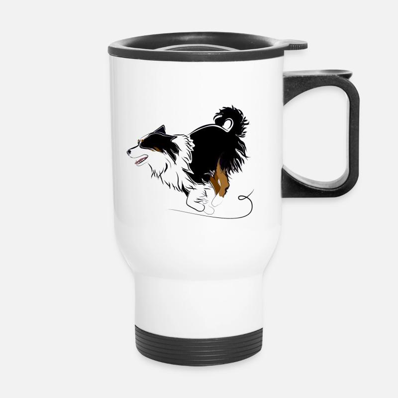 Arthur - Thermal mug with handle - white