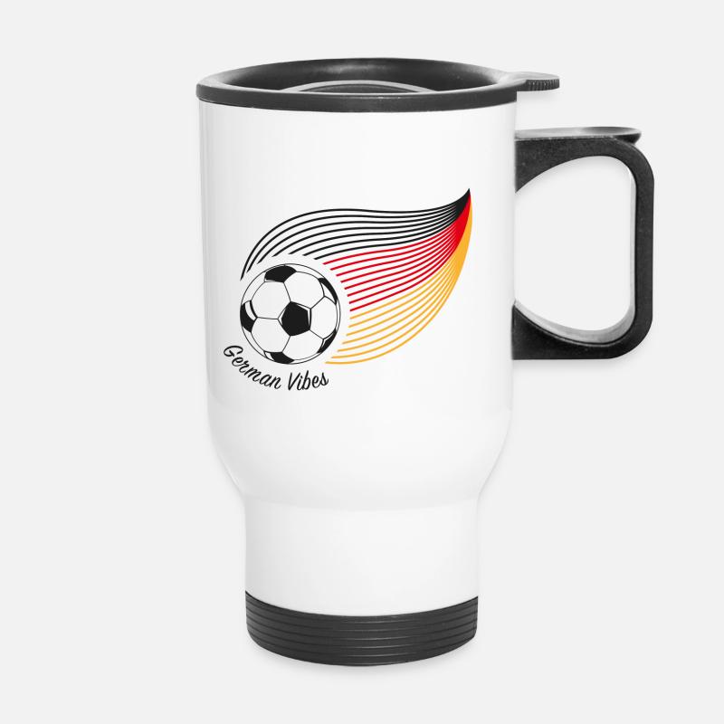 German Vibes - Thermobecher mit Tragegriff - Weiß