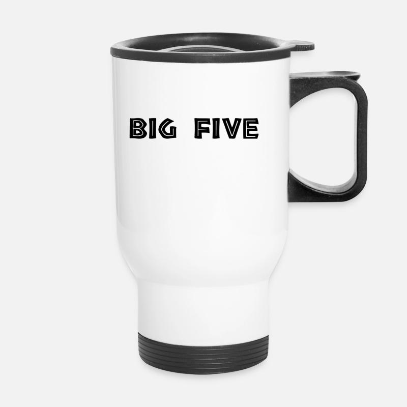 Big Five - Thermobecher mit Tragegriff - Weiß