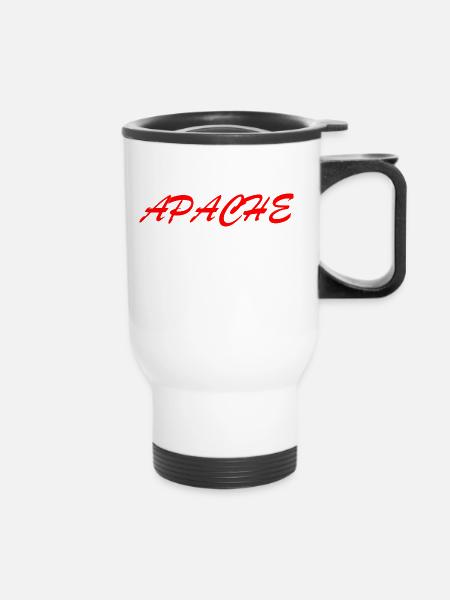 Apache - Thermobecher mit Tragegriff - Weiß