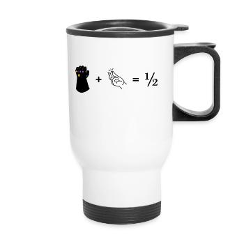 OH SNAP! shirt - Thermal mug with handle - white - Front