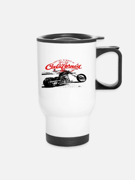 Chopper California - Thermobecher mit Tragegriff - Weiß