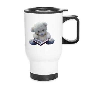 Teddy - Thermal mug with handle - white - Front