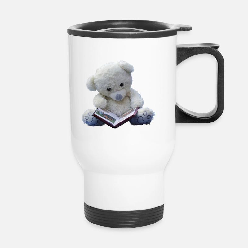 Teddy - Thermal mug with handle - white