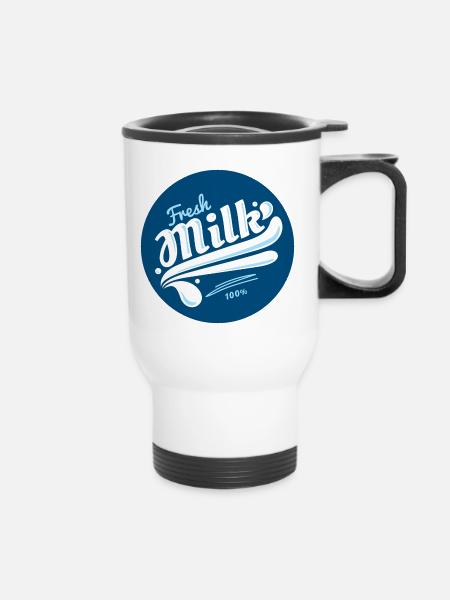 Fresh Milk - Thermobecher mit Tragegriff - Weiß