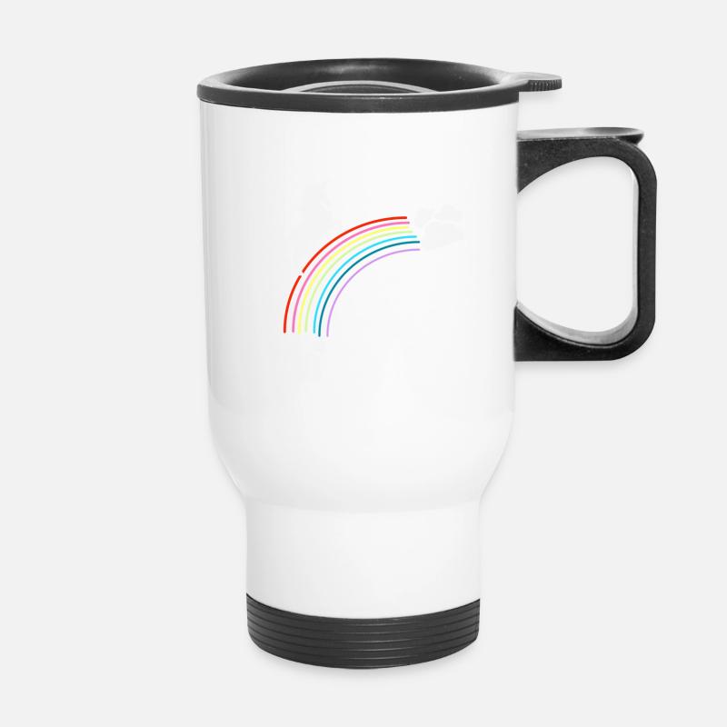 Unicorn - Thermal mug with handle - white
