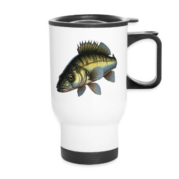 Zander Fishing Predator Fishing - Thermal mug with handle - white - Front