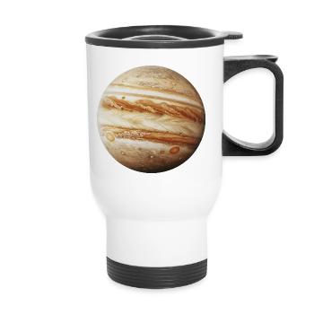 Jupiter - Thermal mug with handle - white - Front