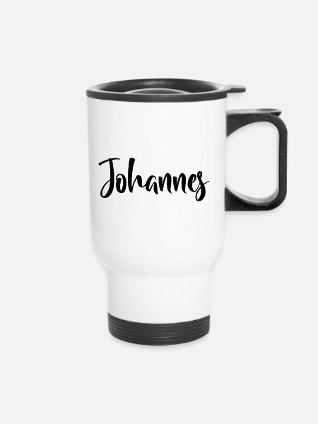 Johannes - Thermobecher mit Tragegriff - Weiß
