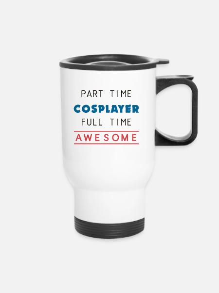 COSPLAY - Thermobecher mit Tragegriff - Weiß