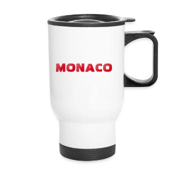 monaco - Tasse isotherme avec poignée - blanc - Devant