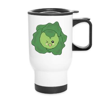 Kawaii Face Kawaii Costume Kawaii - Thermal mug with handle - white - Front