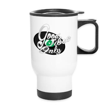 Bonne Vibes seulement - Tasse isotherme avec poignée - blanc - Devant
