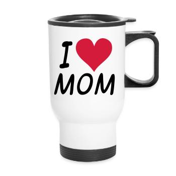 Mom baby gift for Mother's Day for childbirth - Thermal mug with handle - white - Front